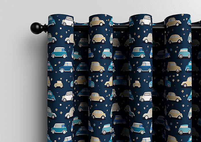 Roadtrip, Navy Blue - Made to Measure Curtains - Image 12